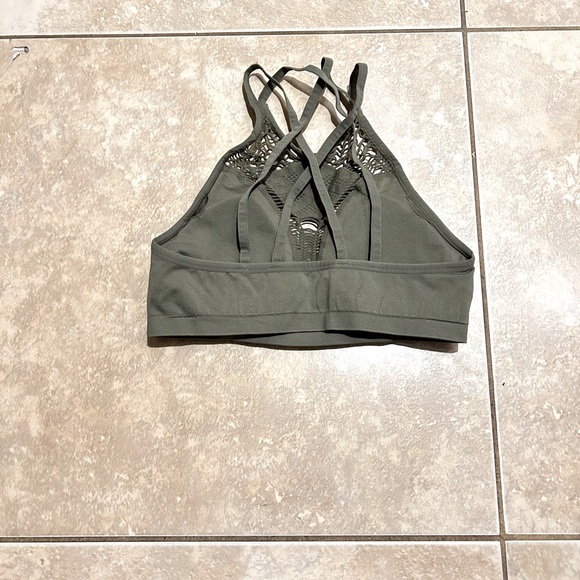 Madden NYC Large Green Bralette - Picture 2 of 4